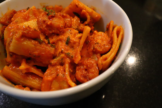 Creamy and Indulgent Winter Night Prawn Pasta