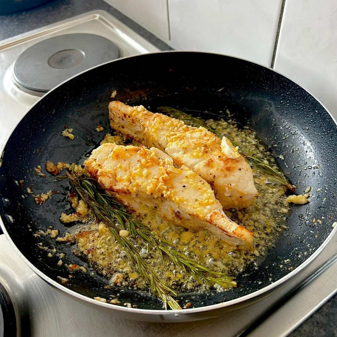 Butter-Basted Lemon, Garlic & Herb Kingklip