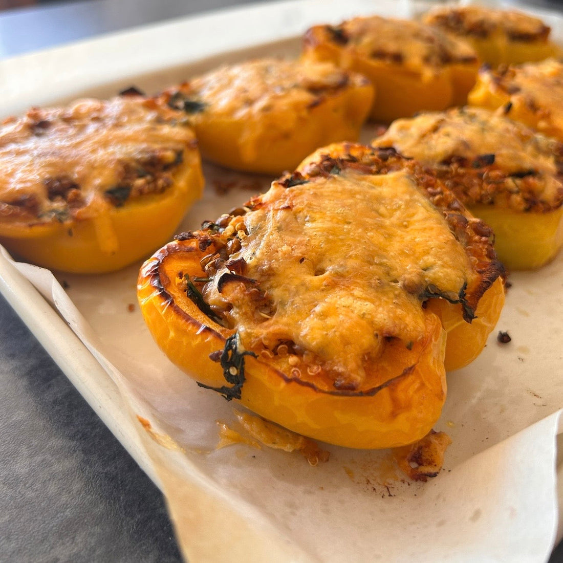 Stuffed Bell Peppers (Sweet, Savoury & Never Watery)