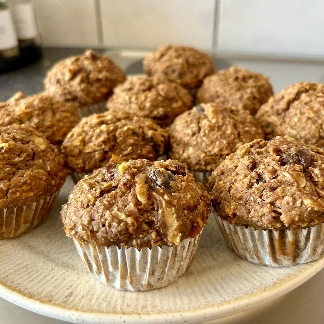 Wholesome All Bran Banana Muffins (Fibre-Rich & Naturally Sweetened)