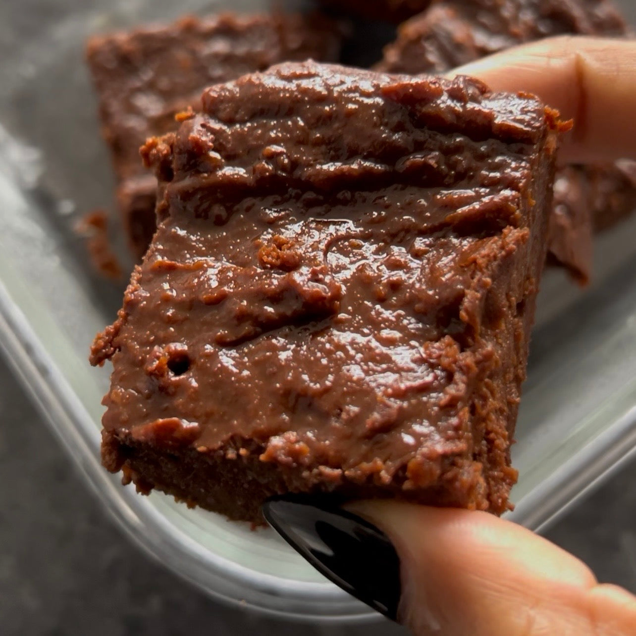 Fudgy flourless sweet potato brownies made with cacao and nut butter.