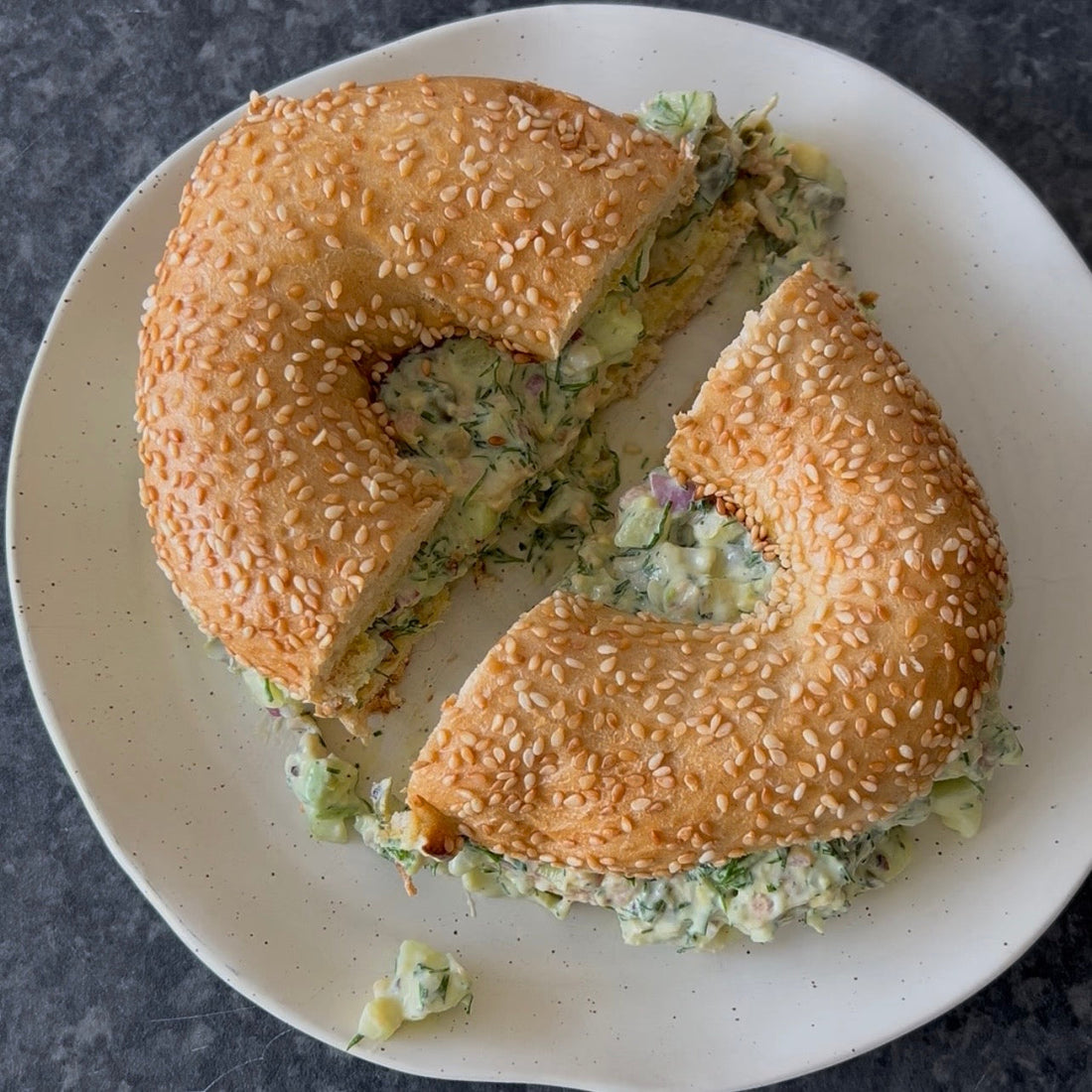 Smoked Salmon Ribbon Bagel