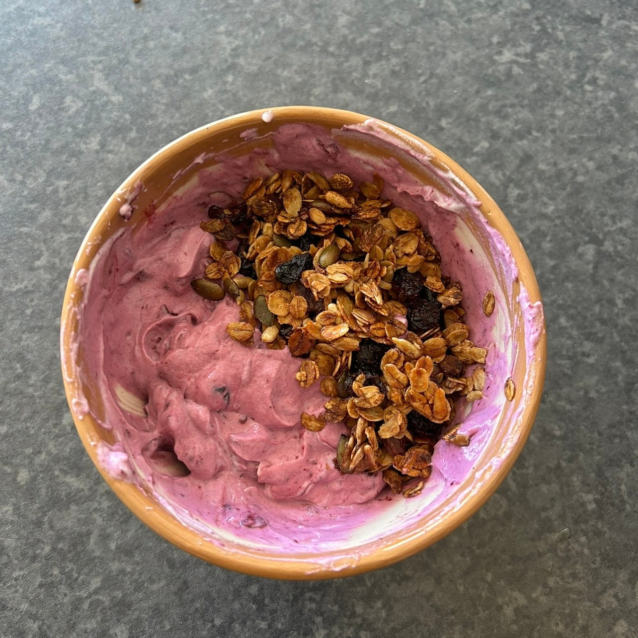Blueberry Yogurt Swirl (Homemade)