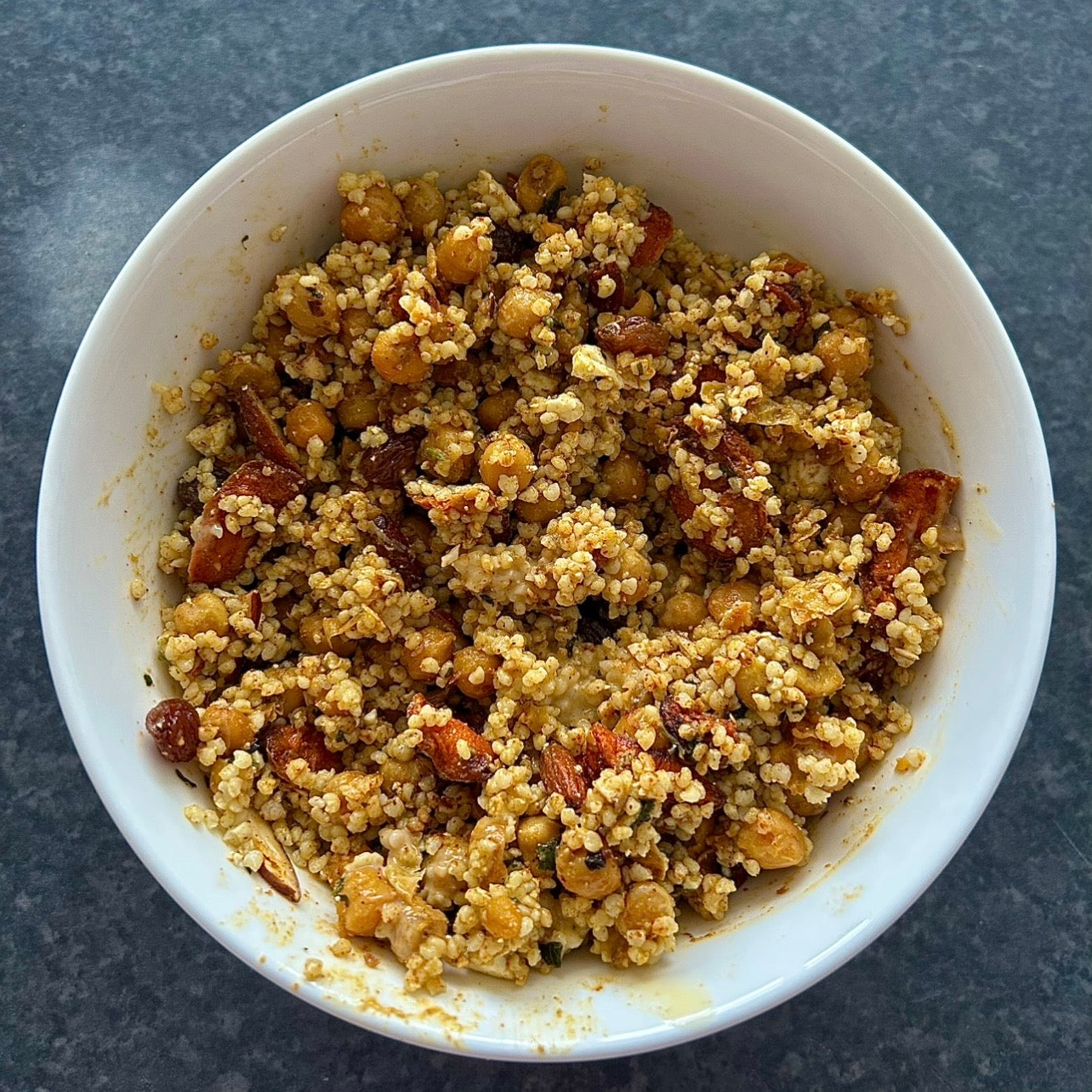 Moroccan Chickpea Millet Bowl