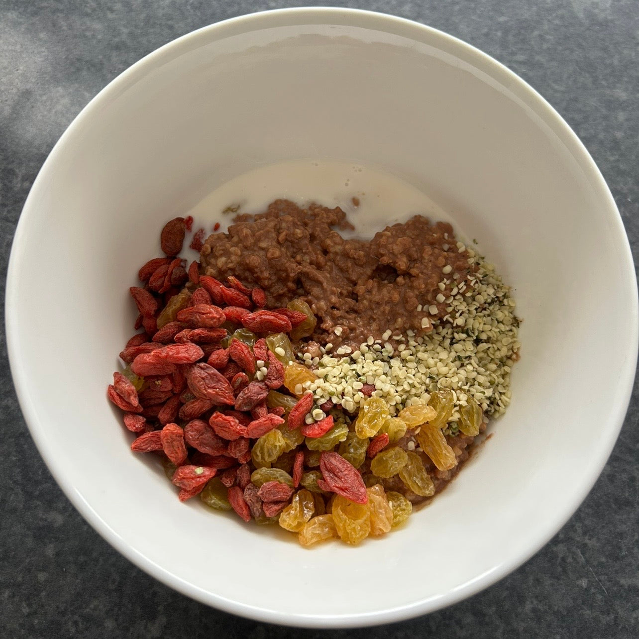 Chocolate Coconut Millet Bowl