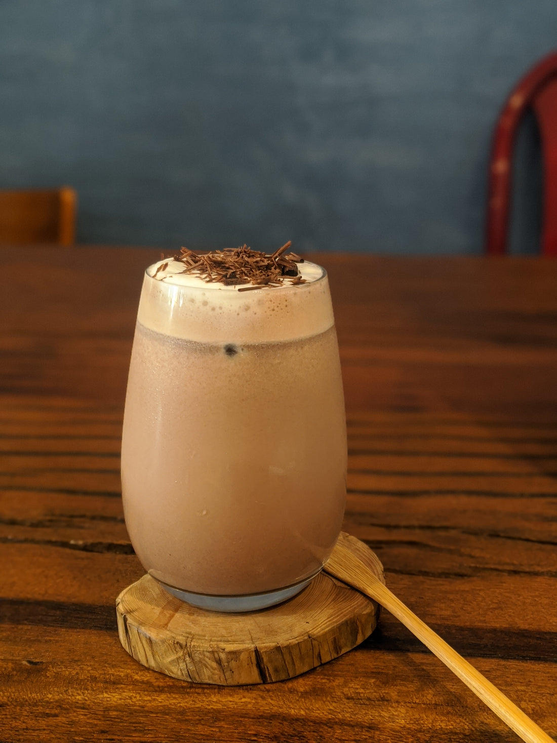 Coffee and chocolate smoothie