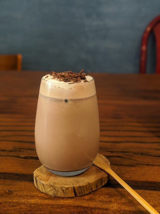 Coffee and chocolate smoothie