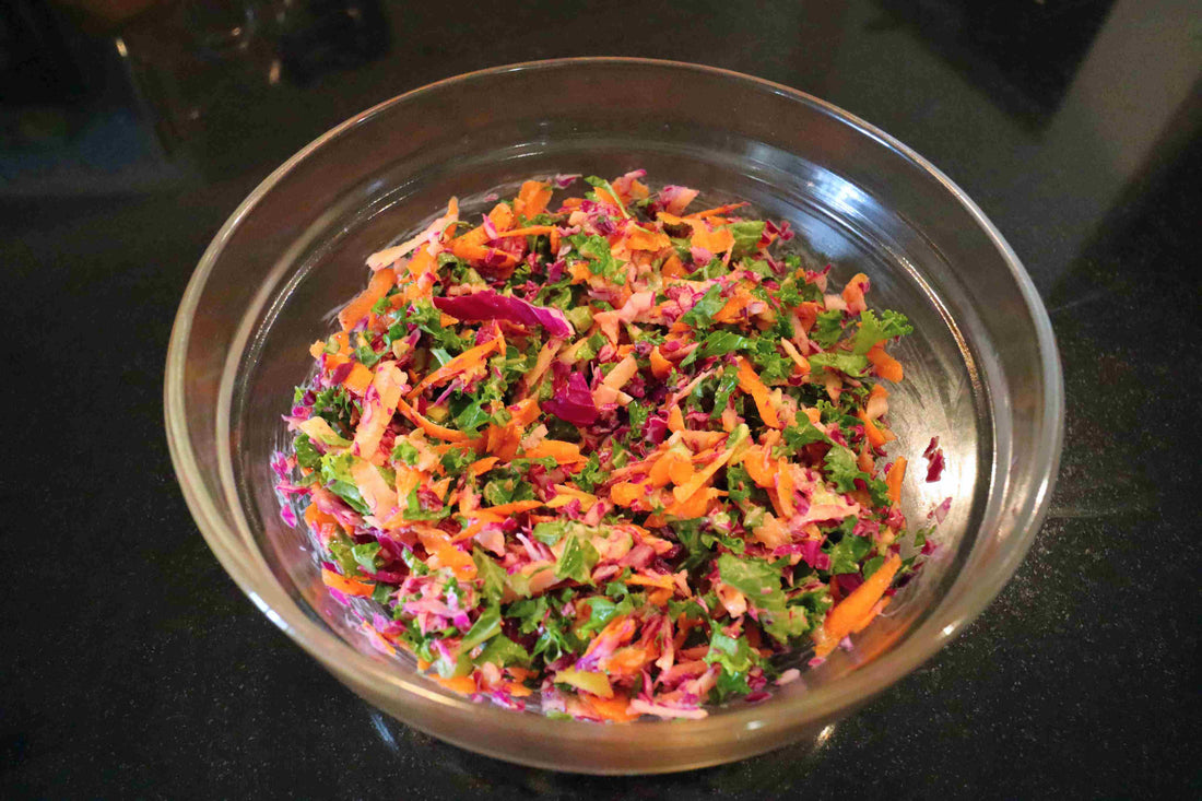 Traditional coleslaw recipe with more nutritional value