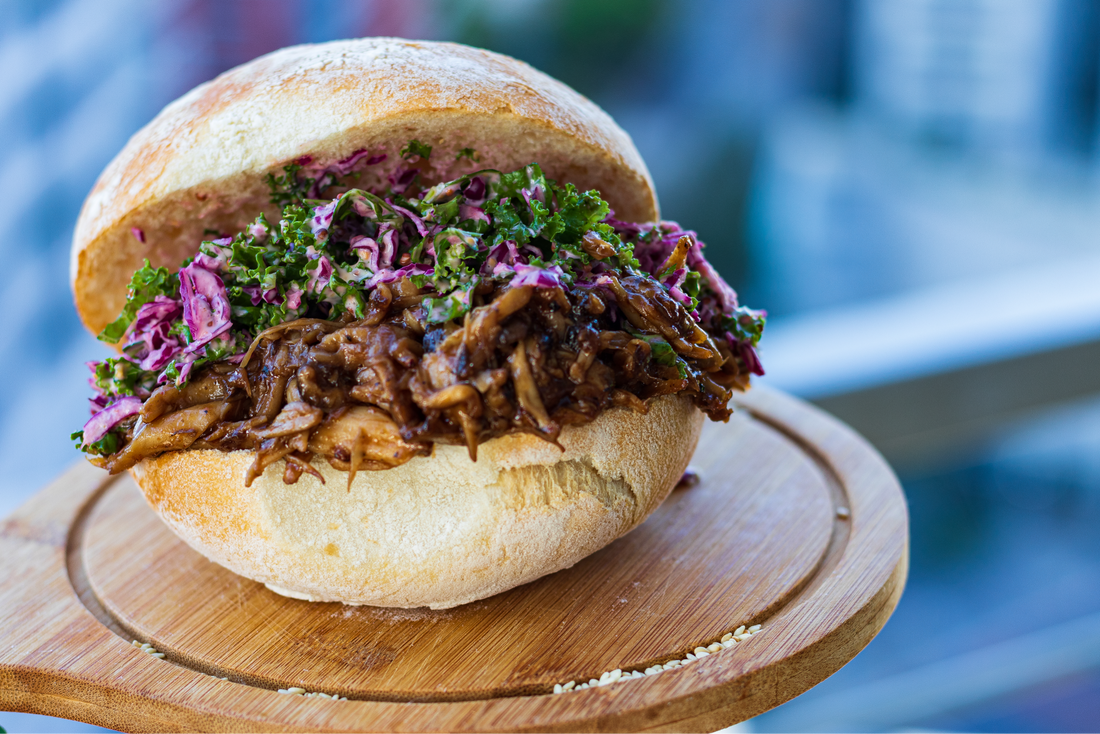 Pulled mushroom bun recipe